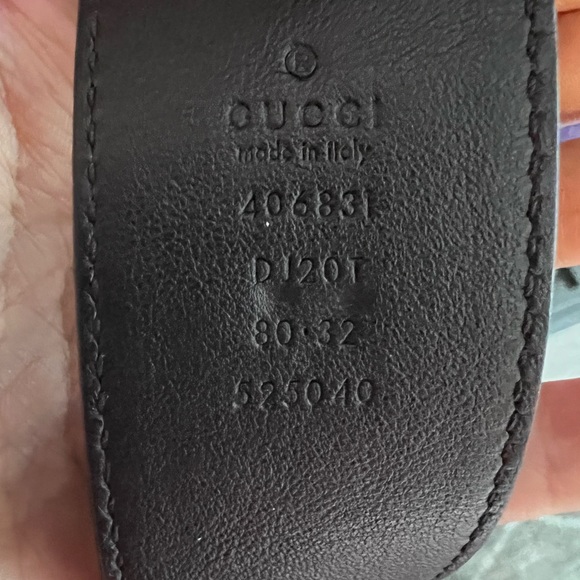 GUCCI BROWN BELT